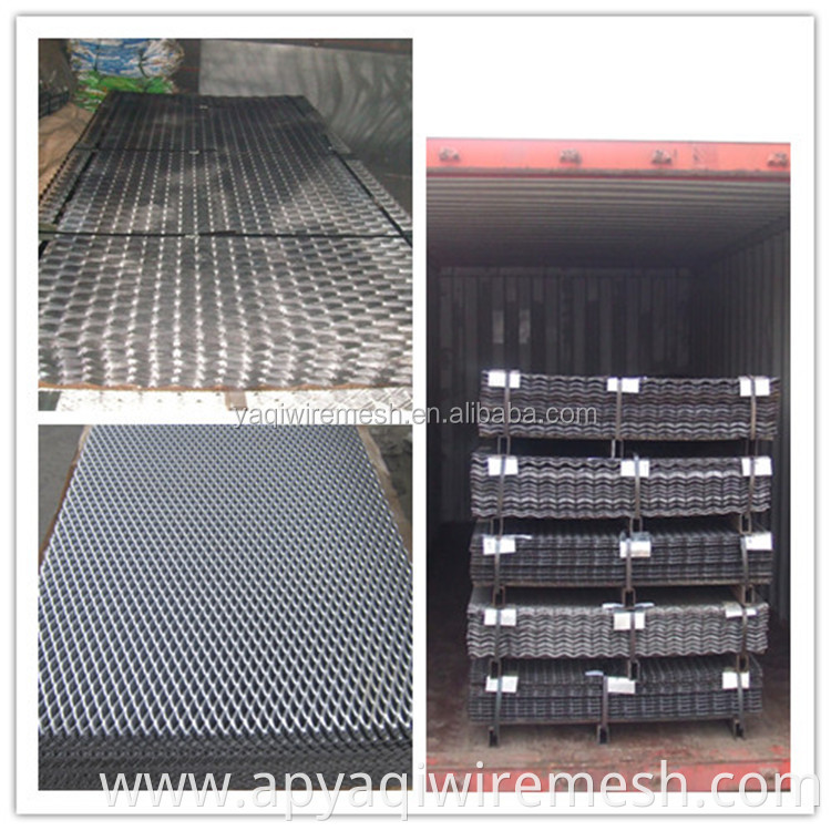 diamond stretched expanded metal polished stainless steel expanded metal mesh